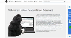 Desktop Screenshot of newfoundlanddog-database.net